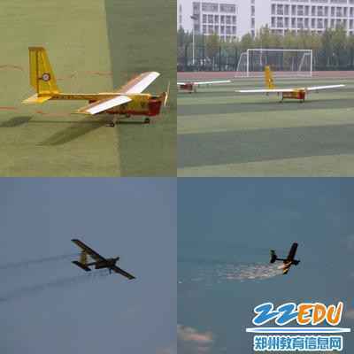 10.郑州市经济贸易学校无人机专业自主设计、绘图、加工、制作完成“多用途固定翼无人机”